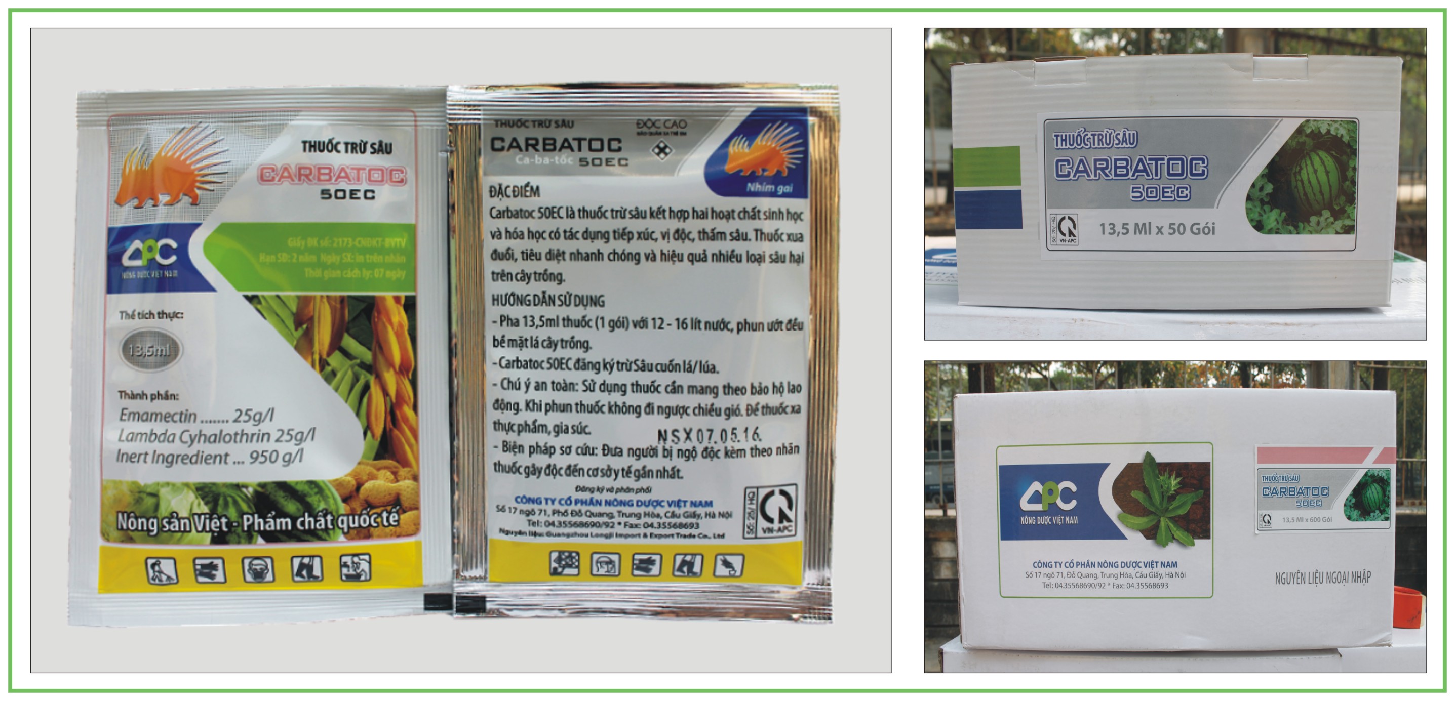 carbatoc 50ec, nong duoc