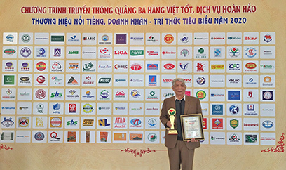 Công ty Cổ phần Nông dược Việt Nam vinh dự nhận giải thưởng Top 20 Hàng Việt uy tín chất lượng tốt vì quyền lợi người tiêu dùng 2020.