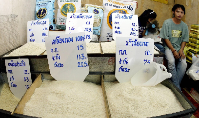 Giá gạo Thái Lan thấp nhất trong 18 tháng, giá gạo Việt Nam tăng nhẹ